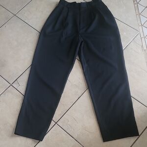 Classiques Entier 100% Wool Front Pleat Dress Black Pants SZ 4